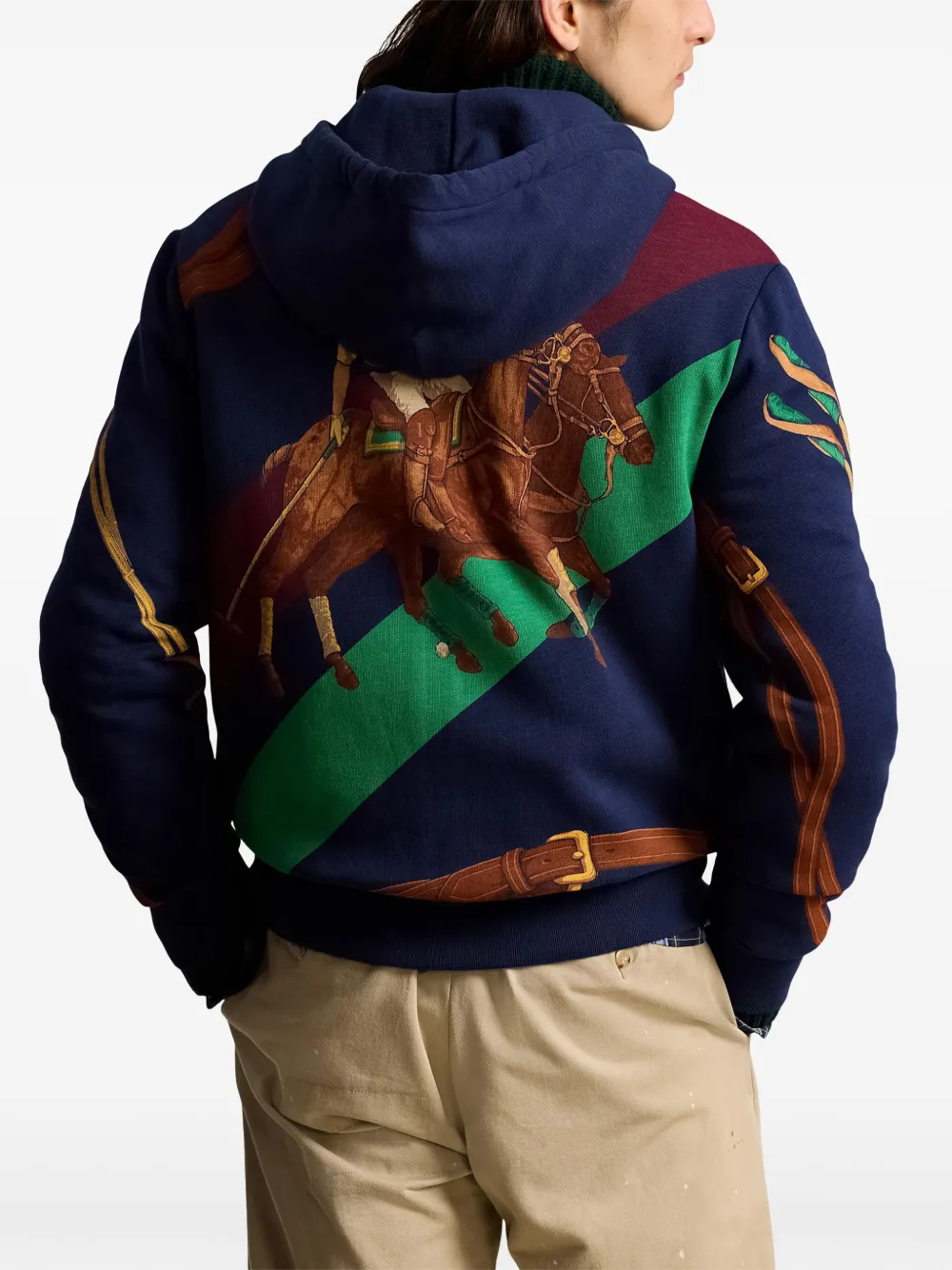 Polo Ralph Lauren Hoodie met patroon Blauw