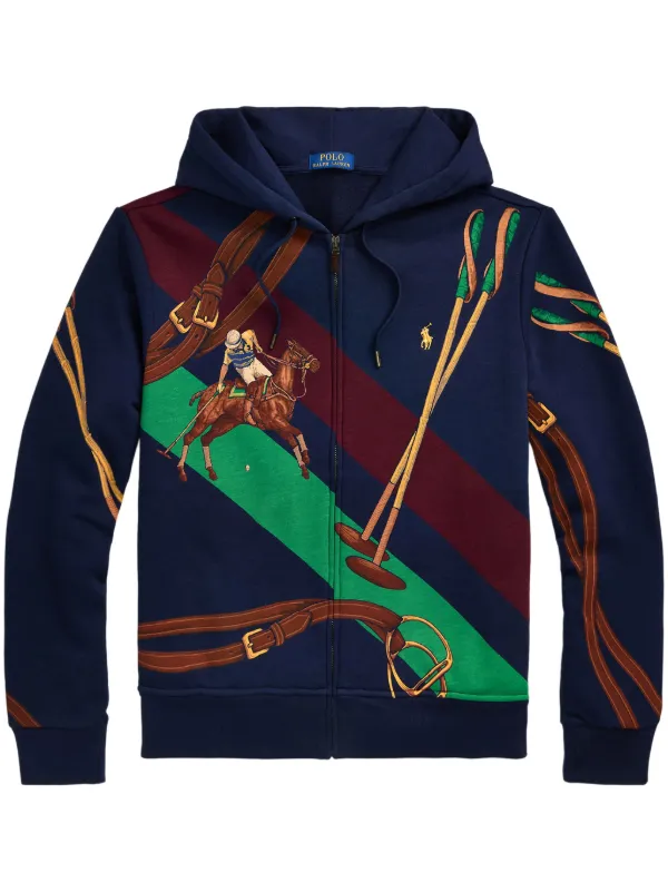 Ralph lauren hoodie navy store