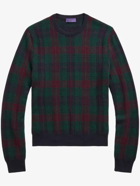 Ralph Lauren Purple Label plaid sweater