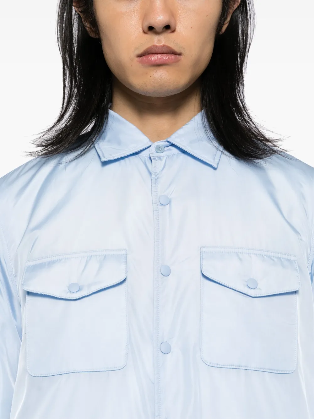 ASPESI Shirtjack met lange mouwen Blauw