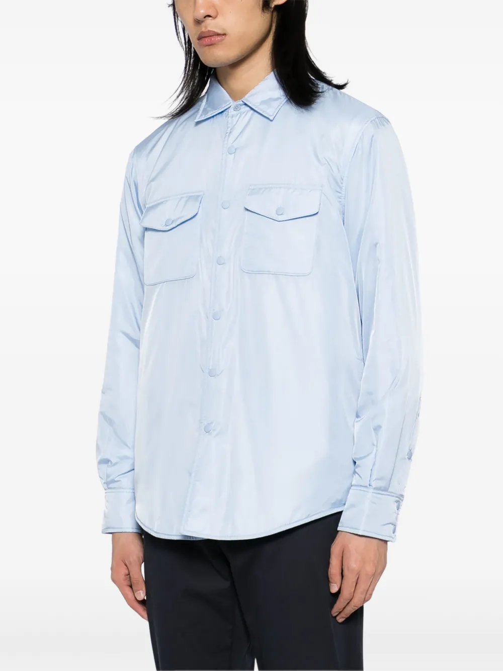 ASPESI Shirtjack met lange mouwen Blauw
