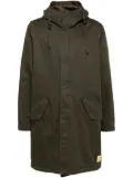 ASPESI gabardine parka - Green