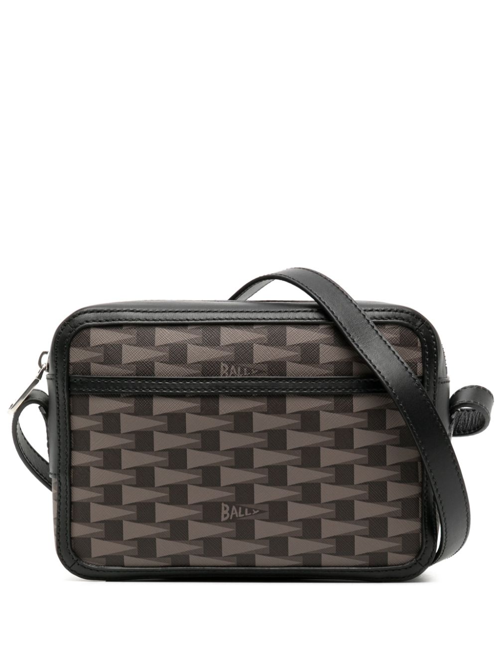 Bally Schoudertas met logoprint Bruin