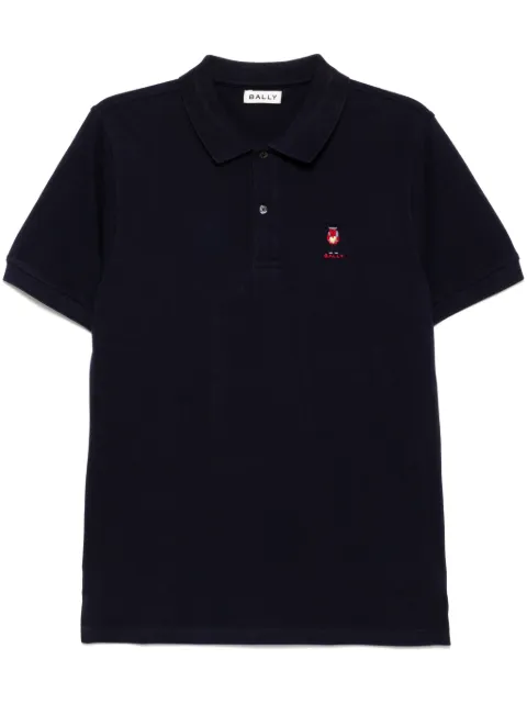 Bally logo embroidery short-sleeves polo shirt