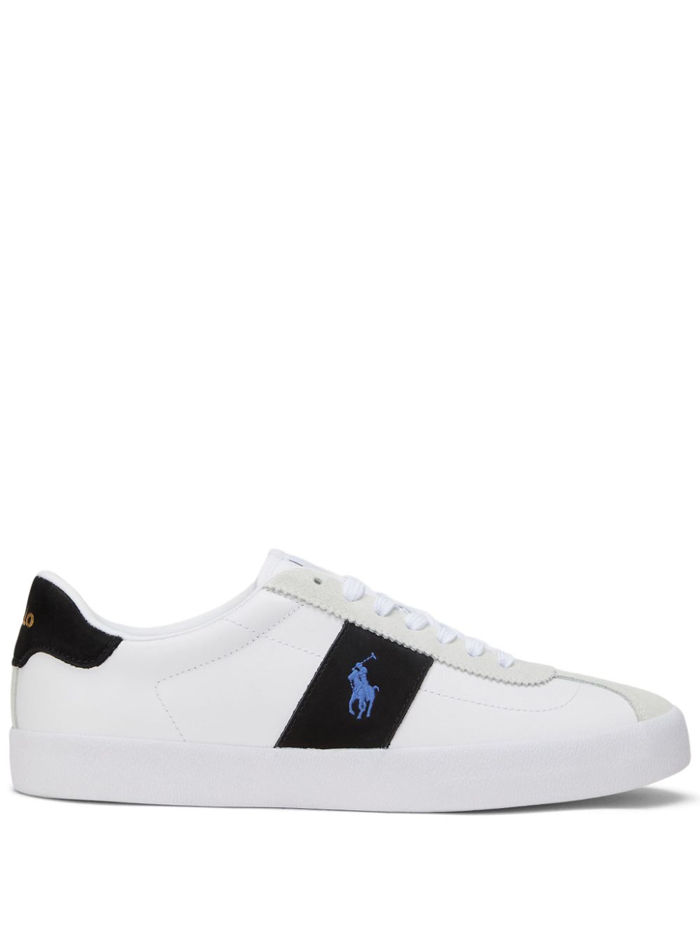 Polo Ralph Lauren leather trainers White