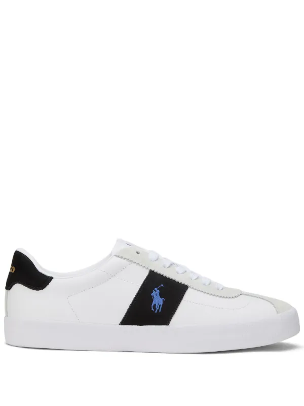 Ralph lauren navy trainers best sale