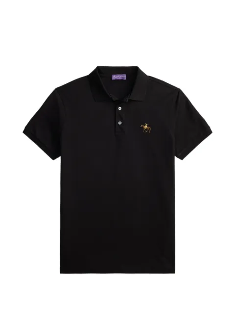 Ralph Lauren Purple Label playera tipo polo con logo bordado