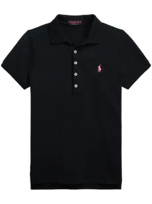 Polo Ralph Lauren ロゴ ポロシャツ | ブラック | FARFETCH JP