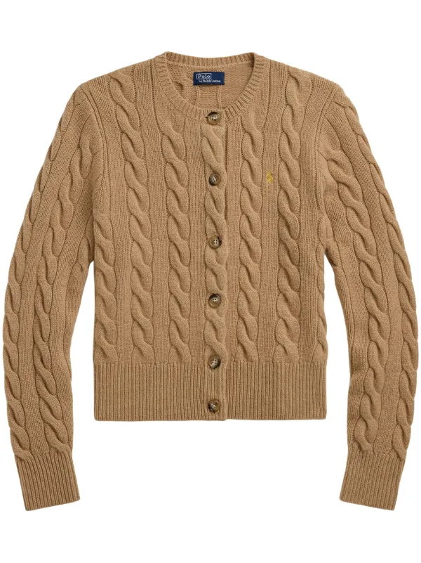 お歳暮 人気 オシャレ Ralph Polo Lauren FARFETCH | Brown | Cardigan Knitted トップス