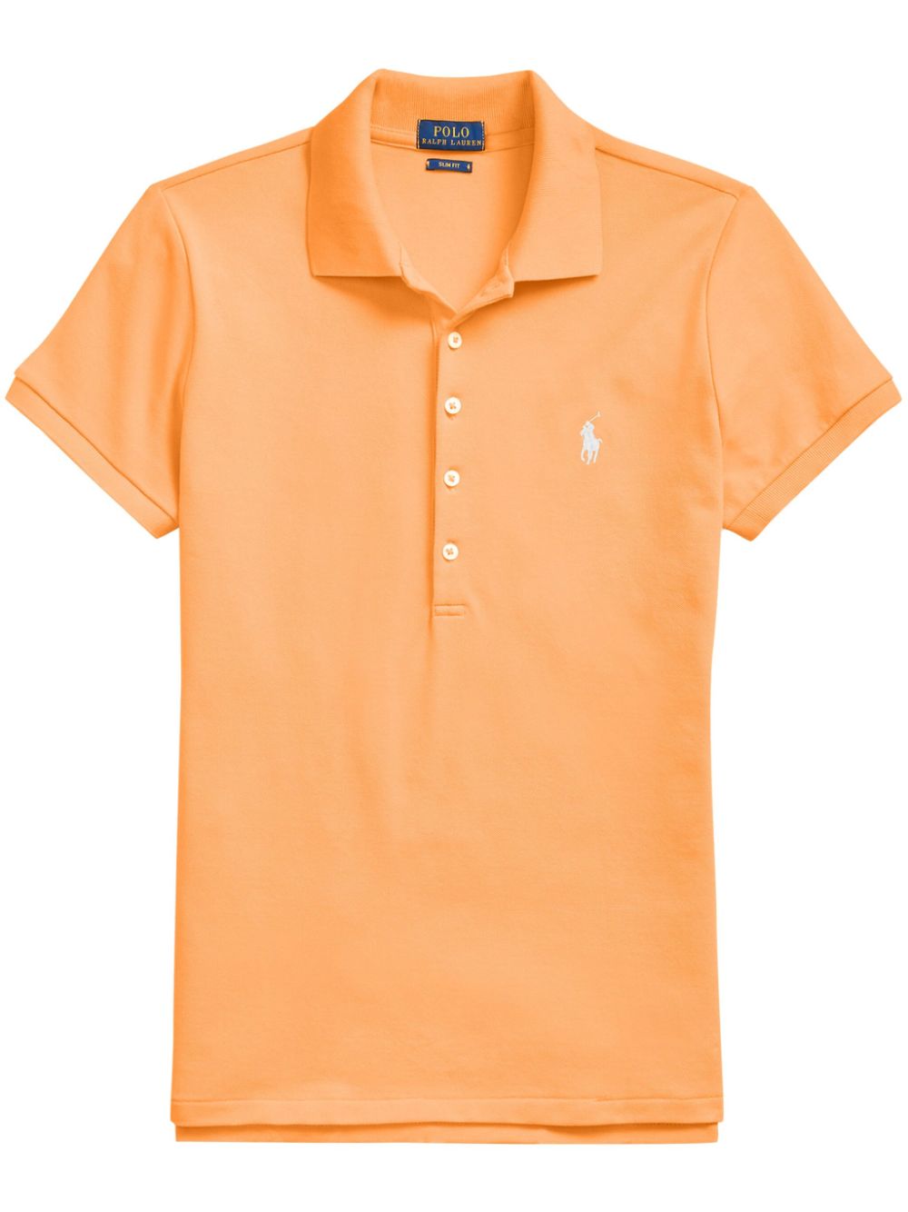 slim cut polo top