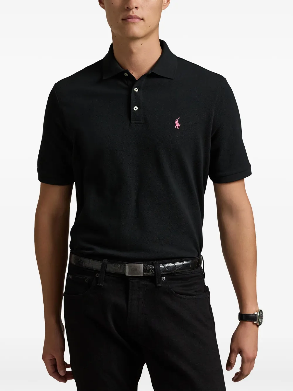 Polo Ralph Lauren Ralph Lauren Classic Fit Performance Polo Shirt In Black