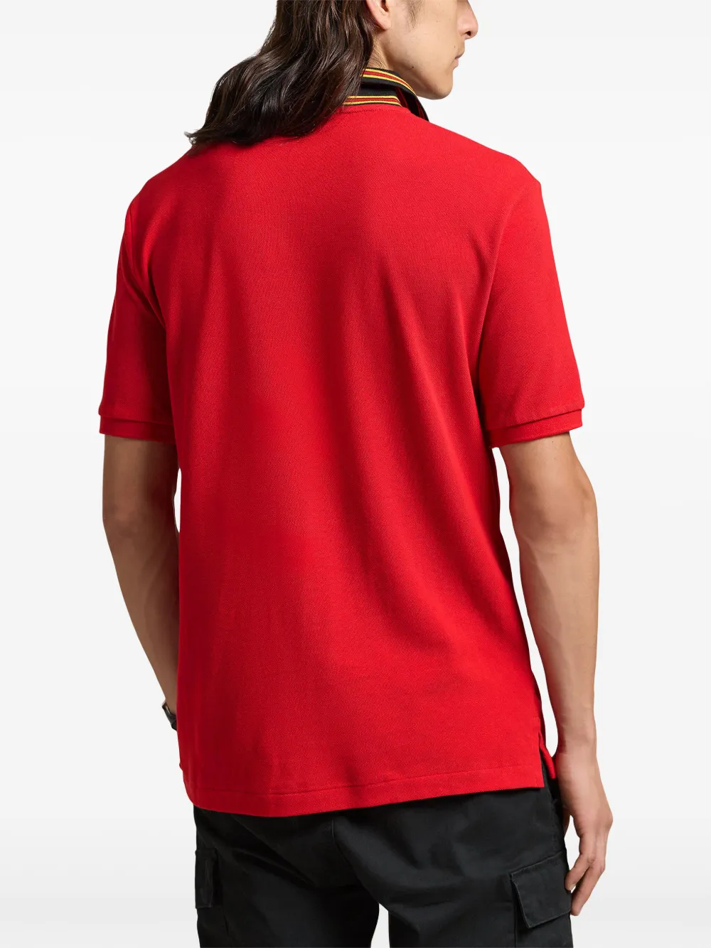 Polo Ralph Lauren Katoenen poloshirt met geborduurd logo Rood