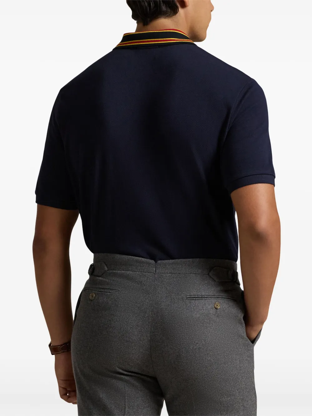 Polo Ralph Lauren Katoenen poloshirt met geborduurd logo Blauw