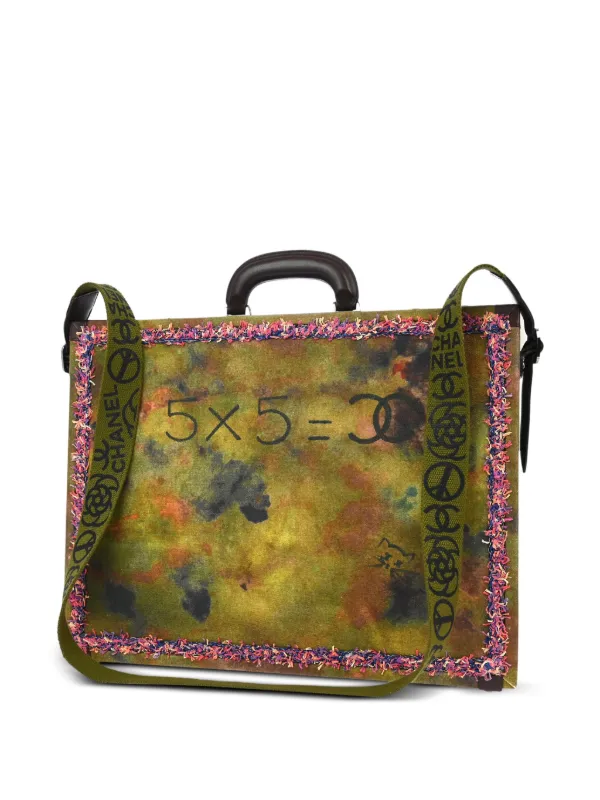 CHANEL Pre-Owned 2015 On The Pavement ビジネスバッグ | グリーン