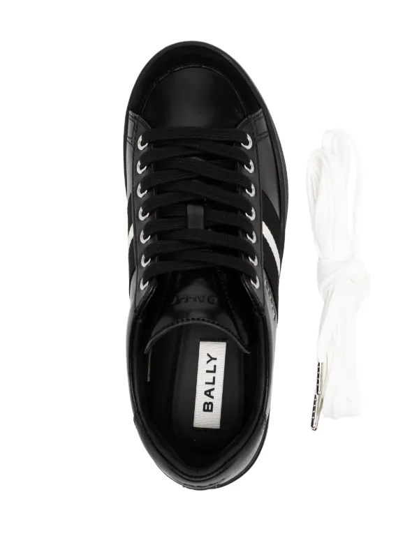 BALLY(バリー)★ THIAGOロゴ レディース スニーカー Bally Thiago Low-Top Leather Sneakers, Brand Size 6 ( US