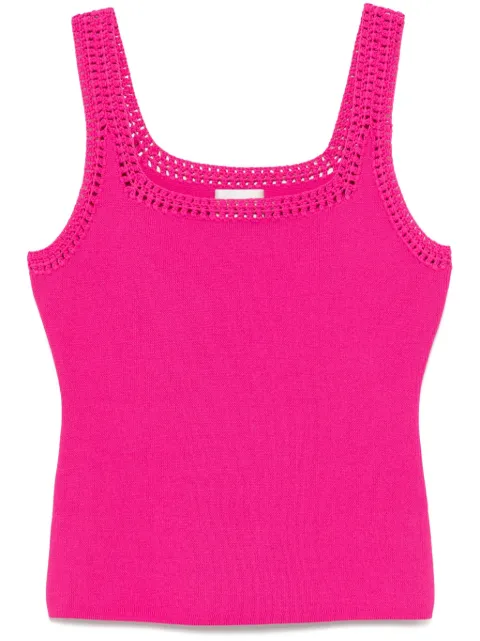 Aje Tazia Tanktop mit gehäkeltem Saum