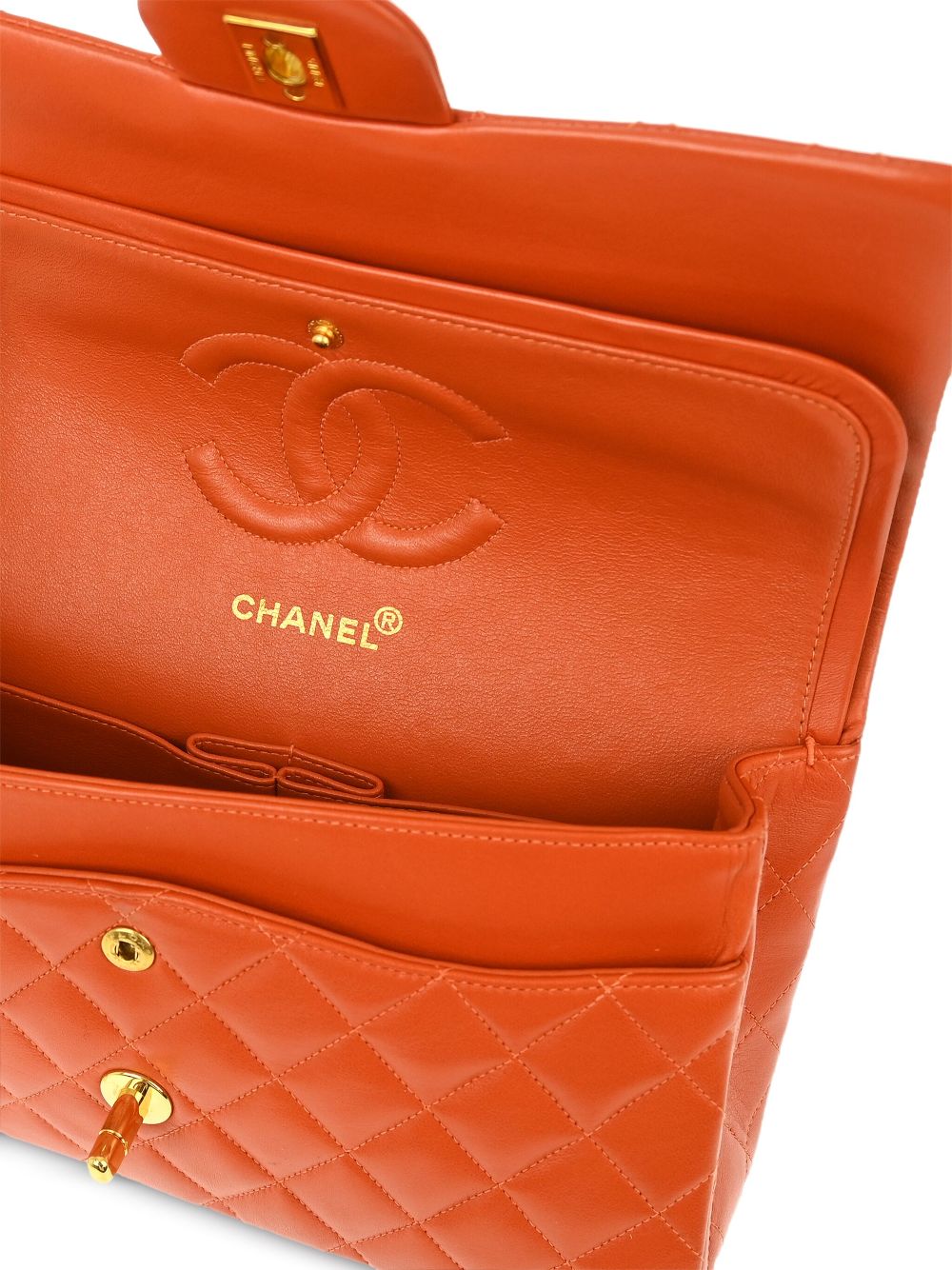 Affordable HOT SALE CHANEL 1997 medium Double Flap shoulder bag Women