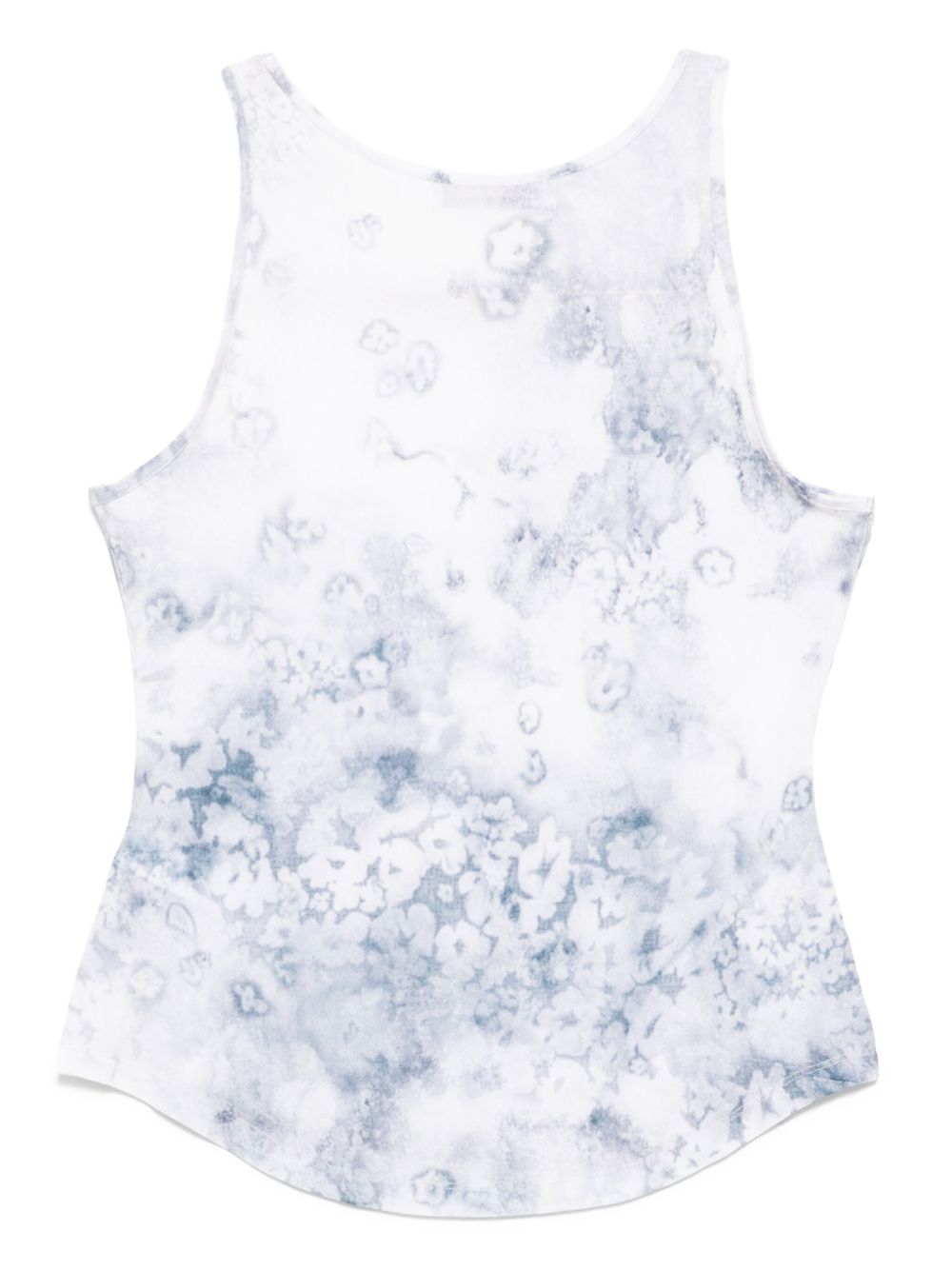 Low Classic Tanktop met bloemenprint - Grijs