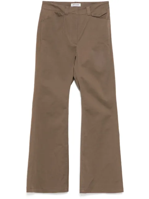 Low Classic pin tuck bootcut pants