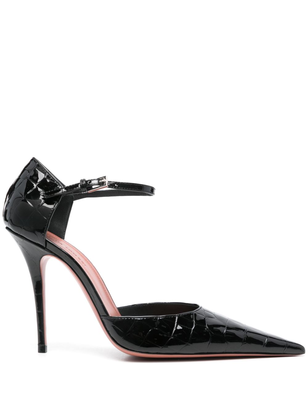 Amina Muaddi 105 mm Barbara pumps Zwart