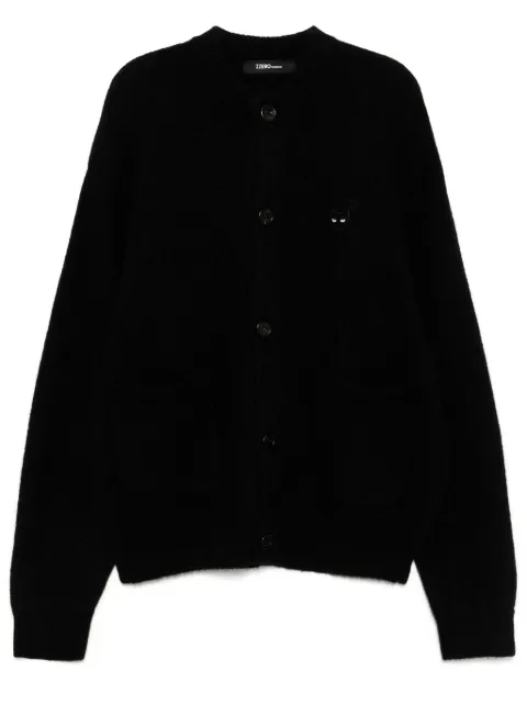 ZZERO BY SONGZIO love panther hand-stitch cardigan
