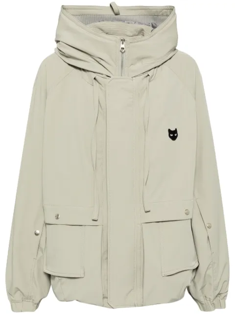 ZZERO BY SONGZIO panther 3D structure hooded jacket