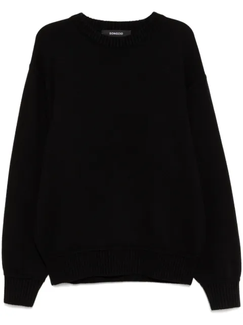 SONGZIO blackeyes elbow-patch jumper