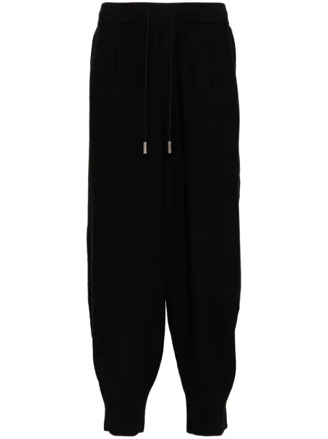 SONGZIO underdart knitted tapered trousers