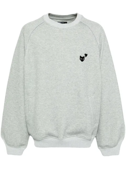 ZZERO BY SONGZIO panther hand-rope sweatshirt