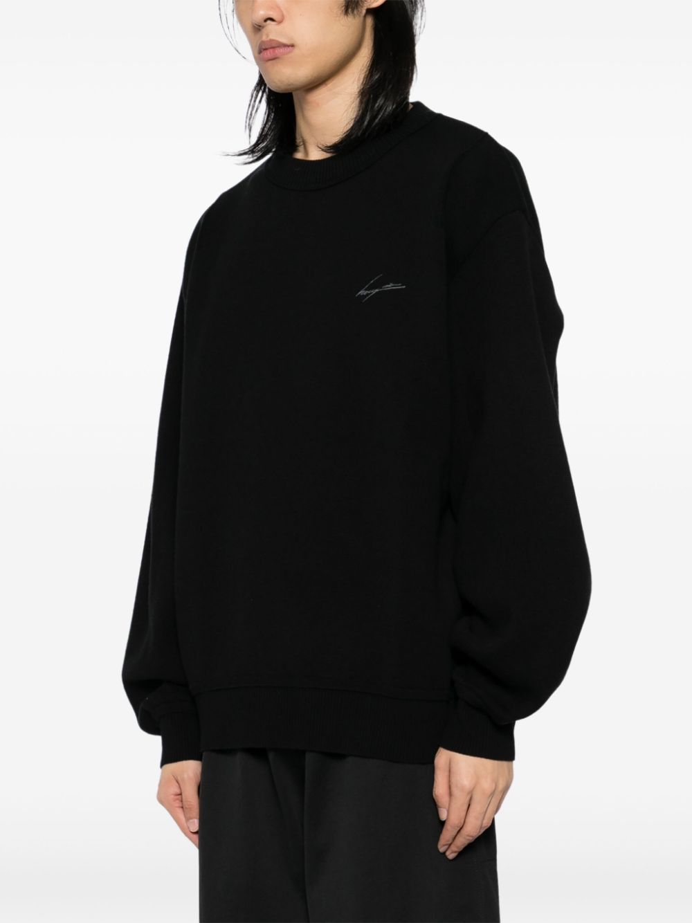 Shop Songzio Night Thieves' Embroidered Sweater In Black