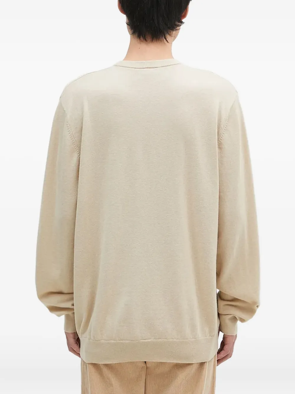 Carhartt Madison Logo Crew-neck Sweater In Neutral