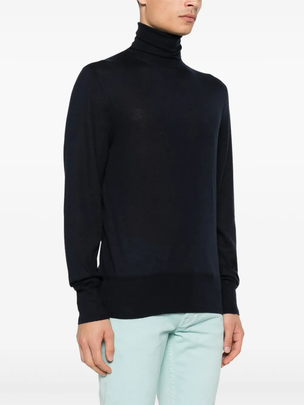 TOM FORD Fijngebreide trui Blauw