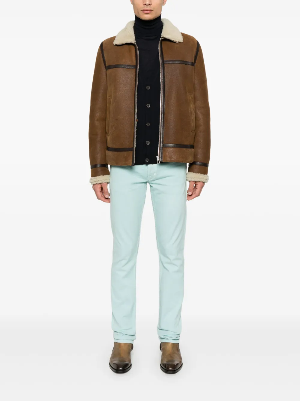 TOM FORD Fijngebreide trui - Blauw