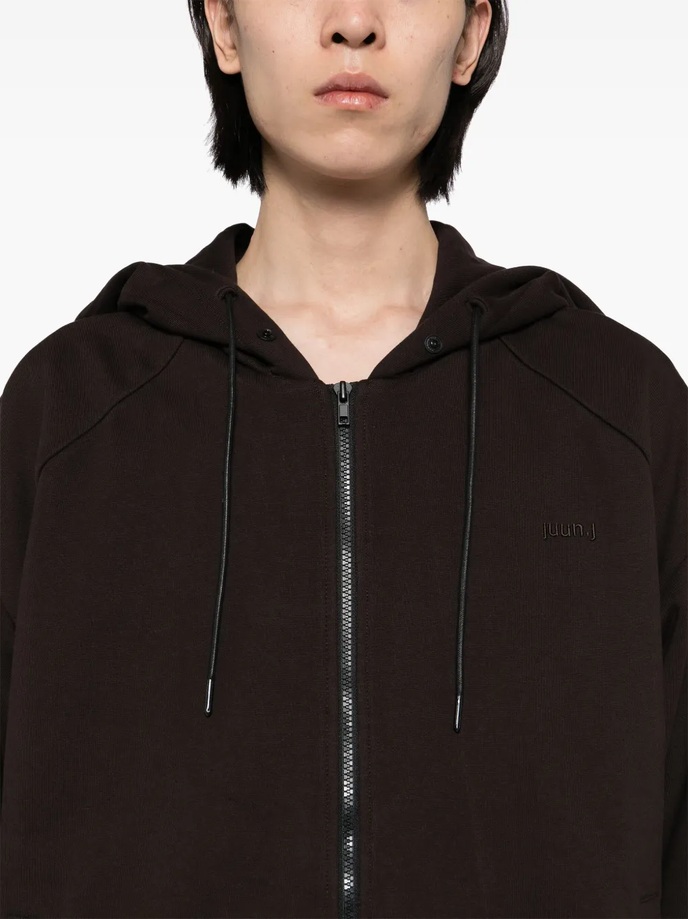 Juun.J zip-up Hooded Jacket | Brown | FARFETCH Juun.J zip-up Hooded Jacket | Brown | FARFETCH