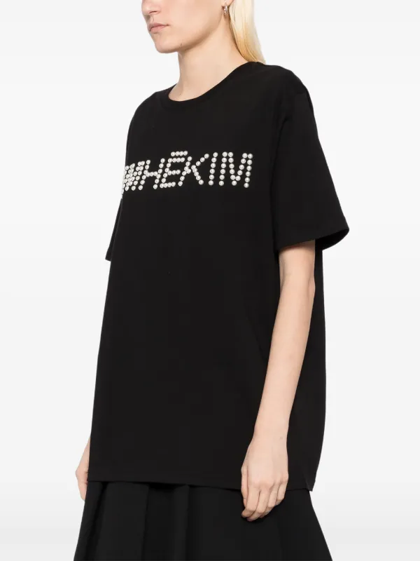 Kimhekim デコラティブ Tシャツ | ブラック | FARFETCH JP Kimhekim デコラティブ Tシャツ | ブラック | FARFETCH JP