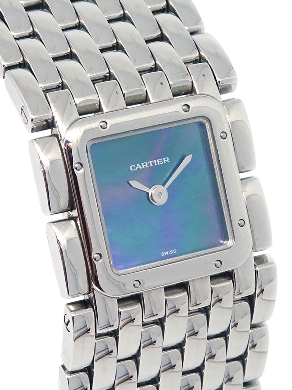 Cartier 1990 pre-owned Panthère horloge 22 mm - Blauw