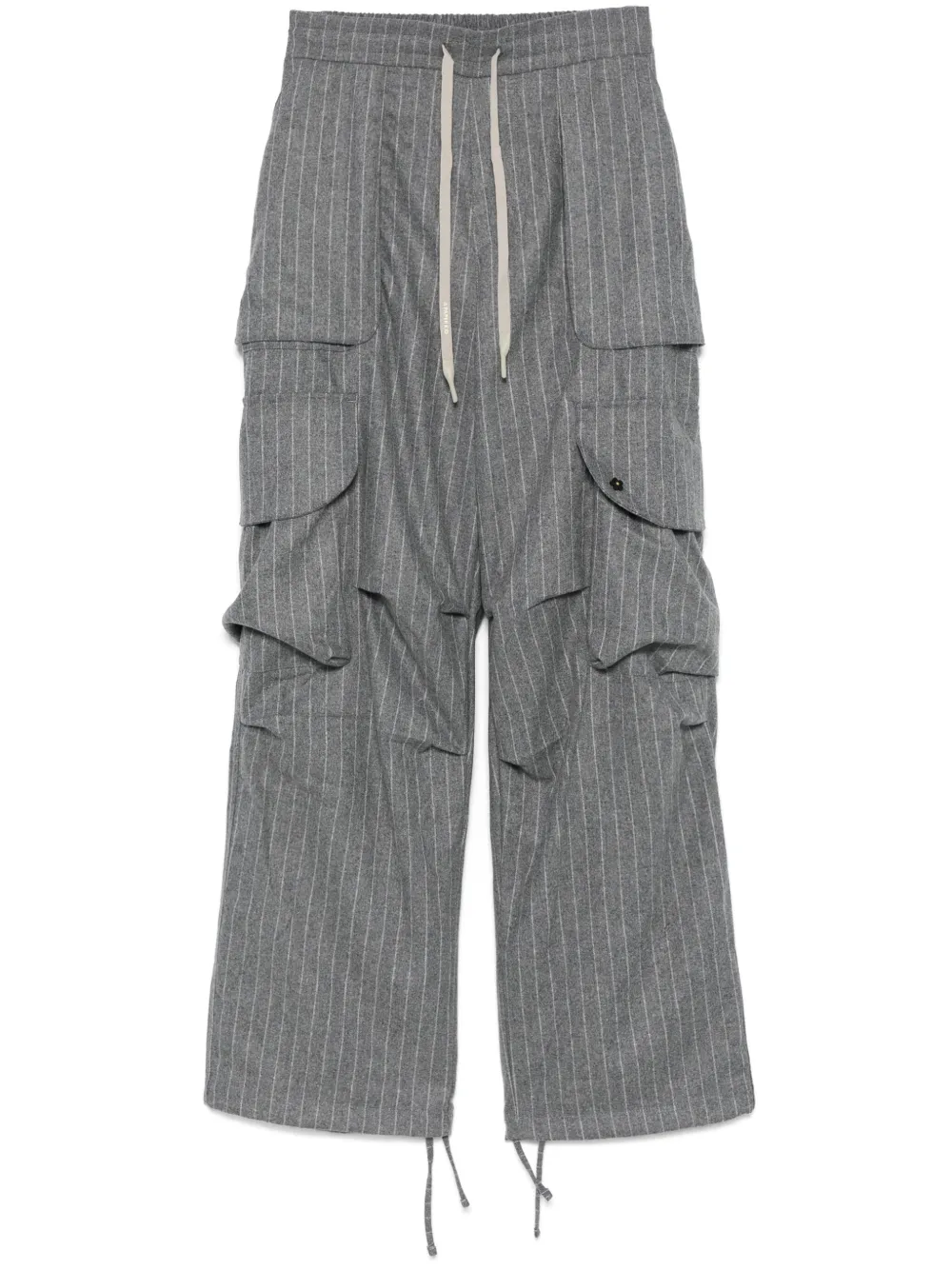 A Paper Kid Flanellen broek Grijs