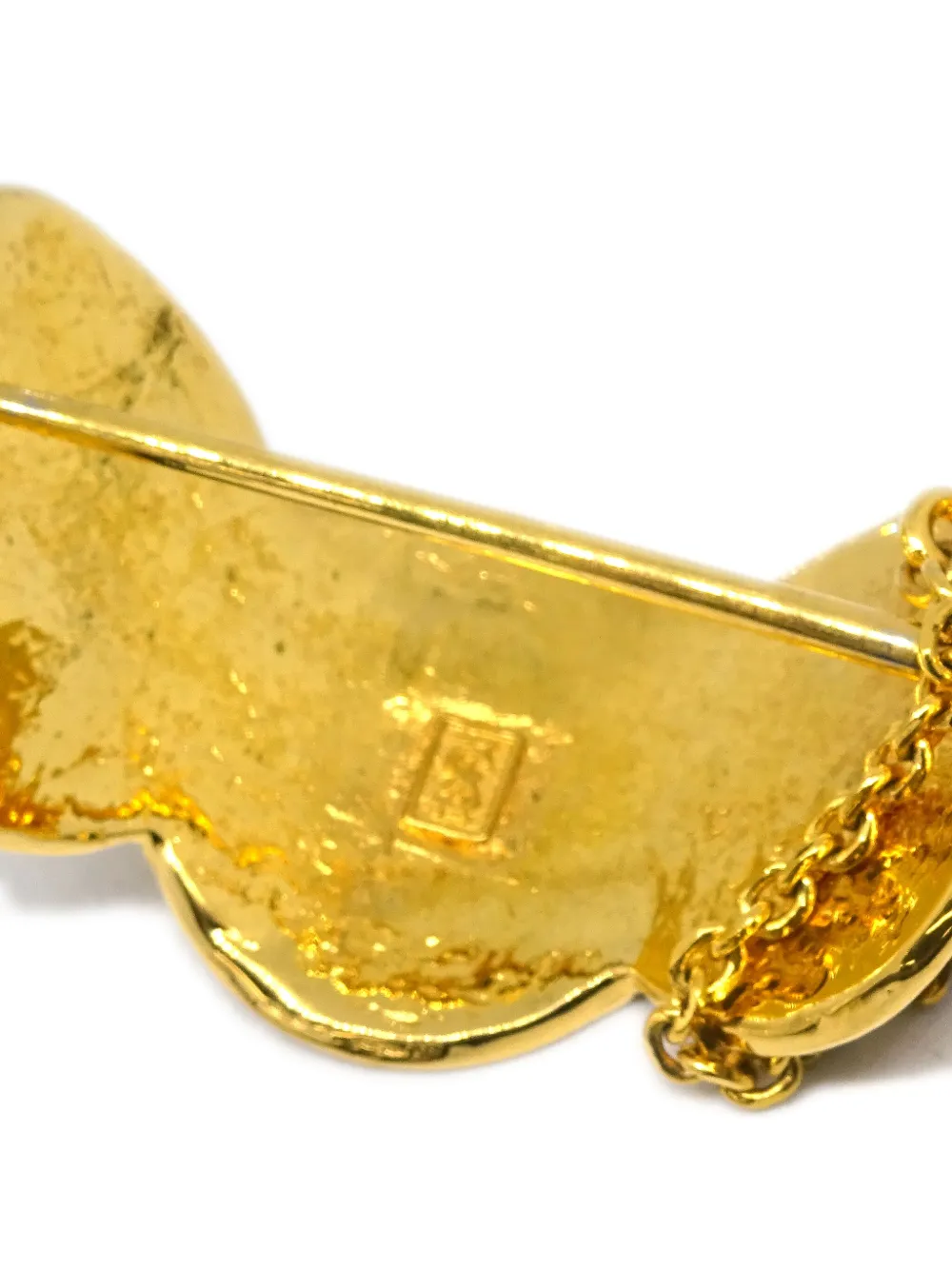 Saint Laurent Pre-Owned 1990-2000's logo-engraved hair pin | Image 2