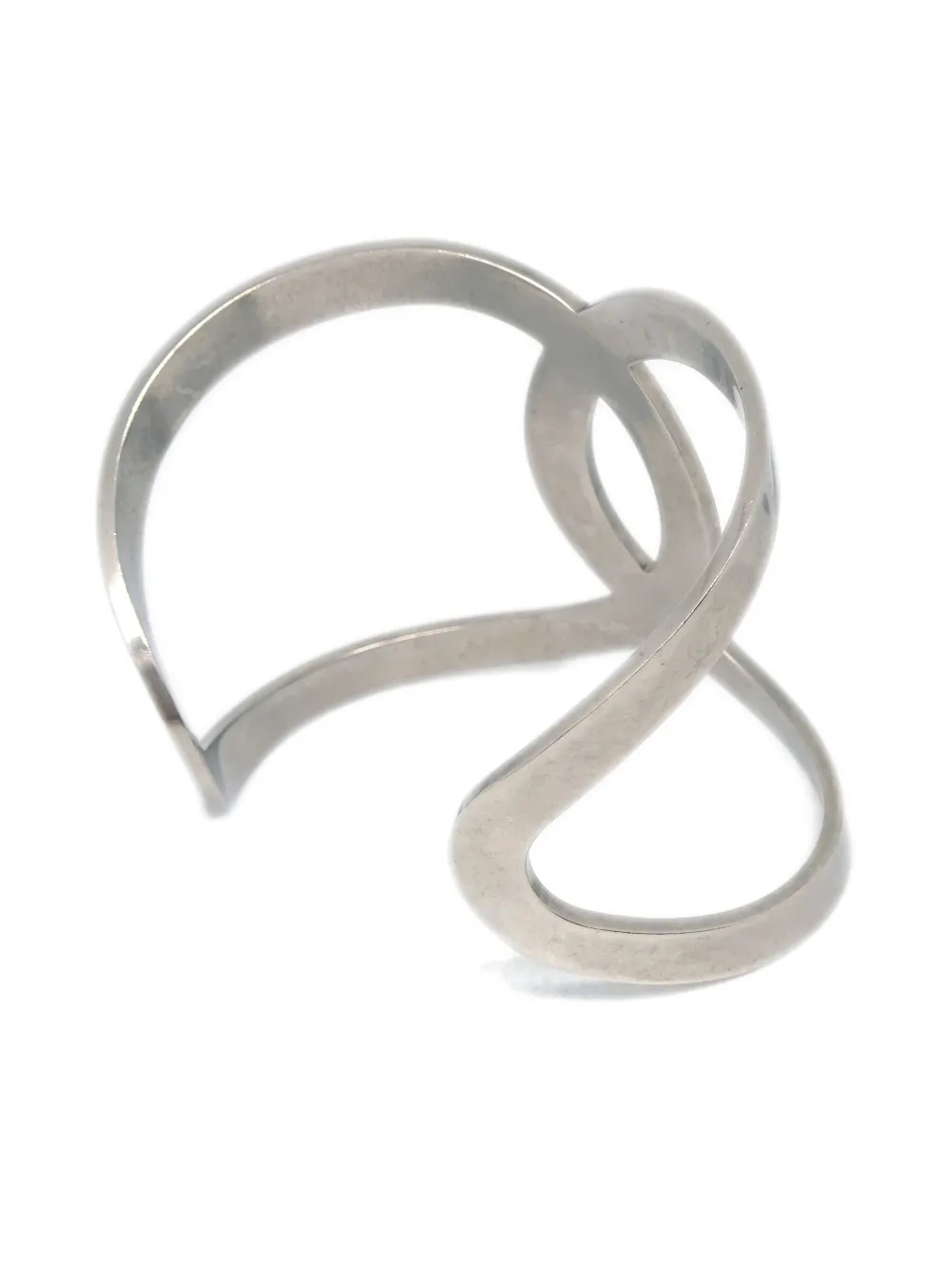 CHANEL Pre-Owned 2017 armband met CC-logo - Zilver