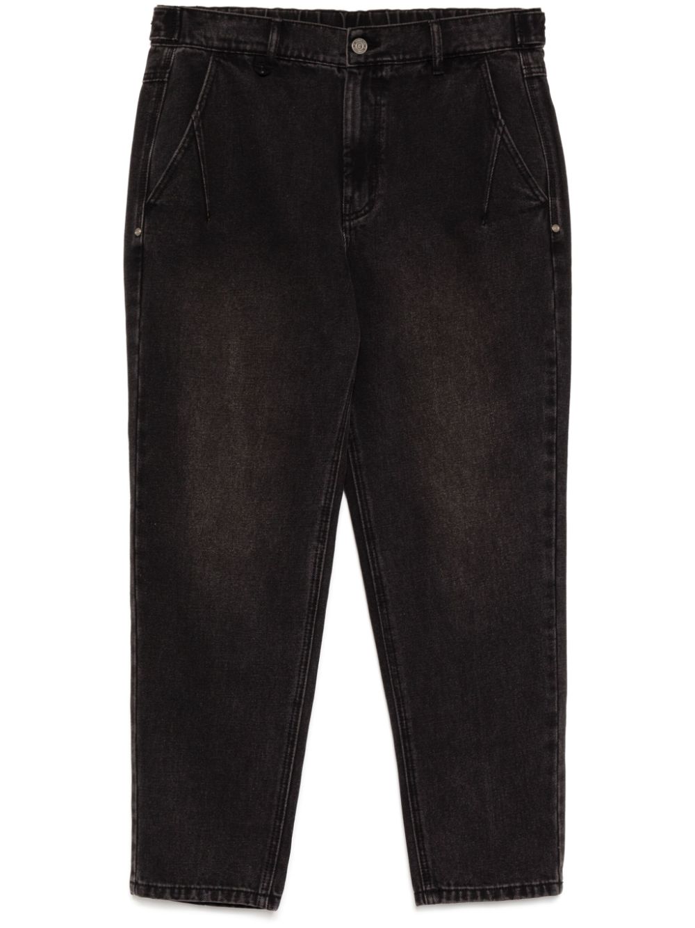 Songzio Dart Tapered Jeans In Grey