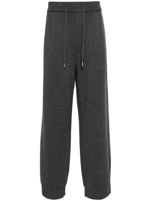ZZERO BY SONGZIO panther wide-leg knitted trousers