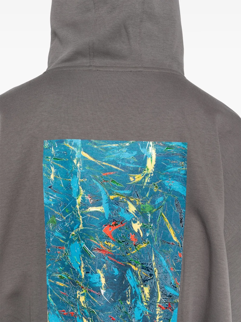 SONGZIO Hoodie met oceaanprint Grijs