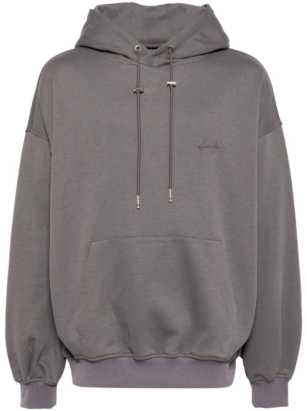 Songzio Ocean-paint Hoodie In Grey