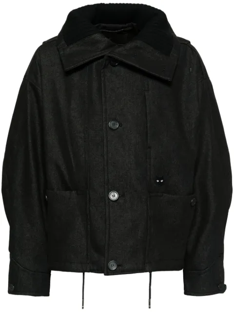 ZZERO BY SONGZIO panther denimlike jacket