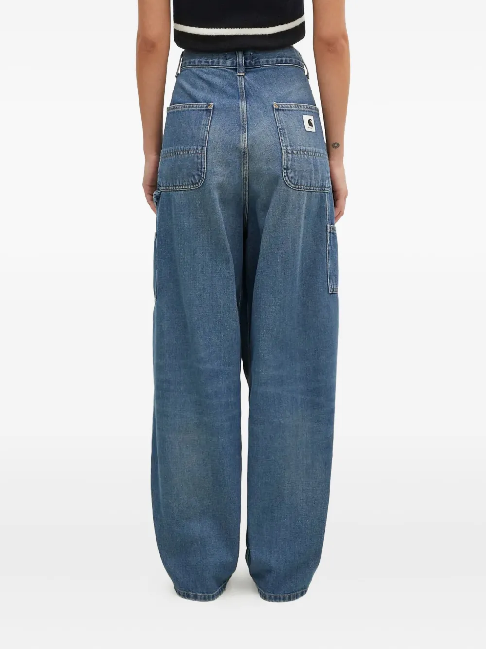 Carhartt WIP Brandon jeans met vlakken Blauw