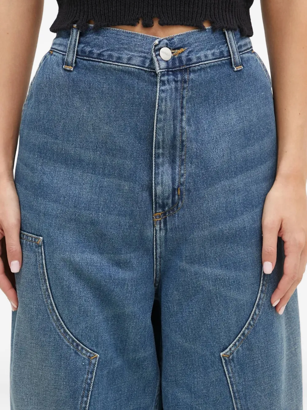 Carhartt WIP Brandon jeans met vlakken Blauw