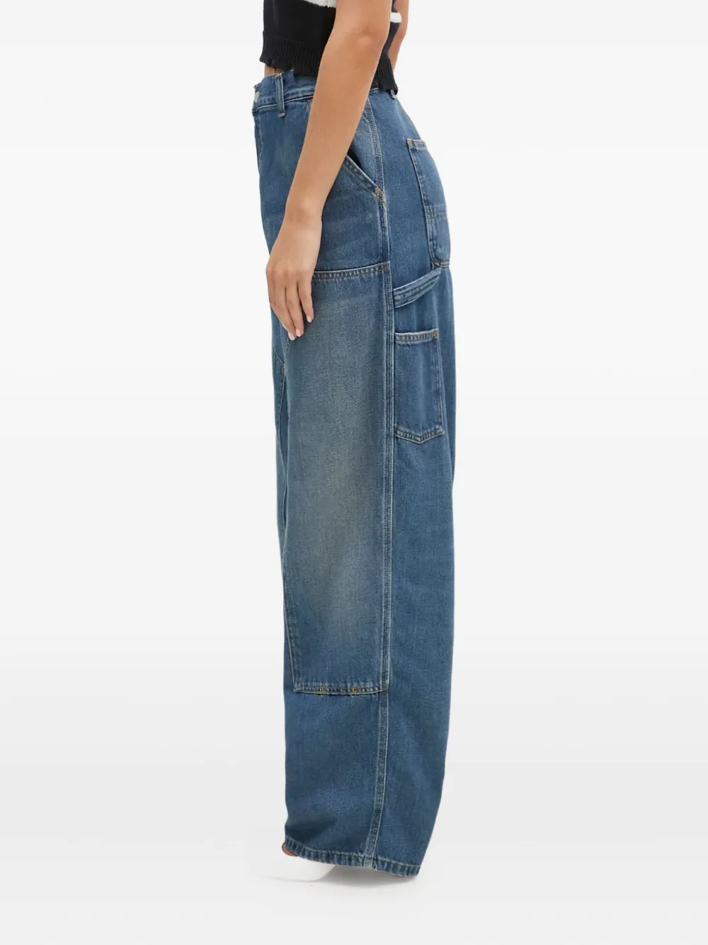 Carhartt WIP Brandon panelled pocket jeans - Blauw