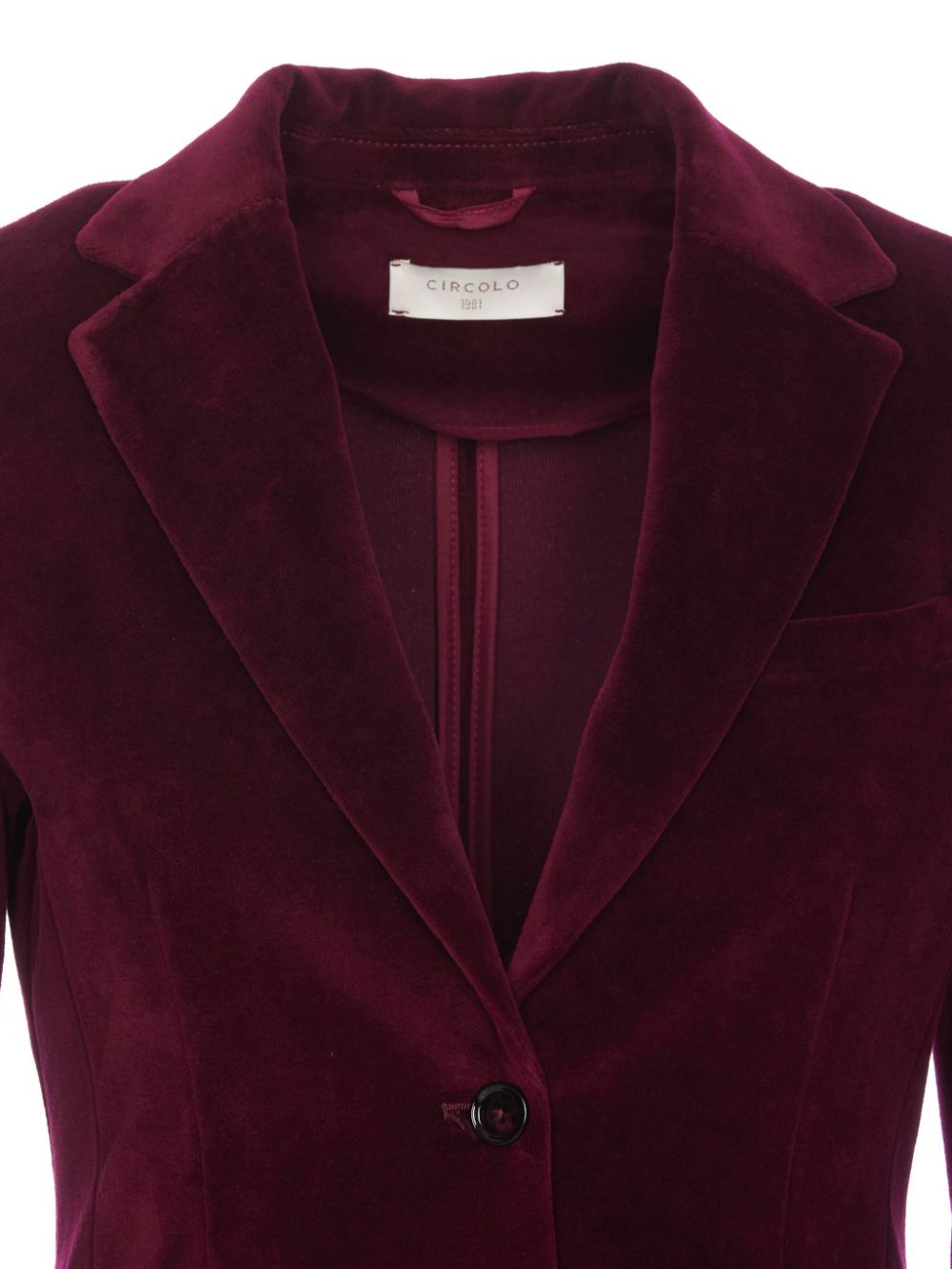 Shop Circolo 1901 Single-breasted Coat In Red