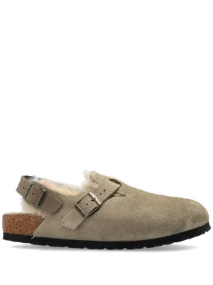 Birkenstock Boston Suede Clogs | Neutrals | FARFETCH ZA