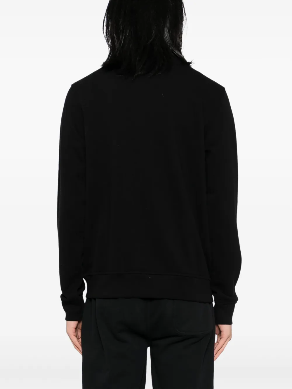 Karl Lagerfeld Sweater met geborduurd logo Zwart